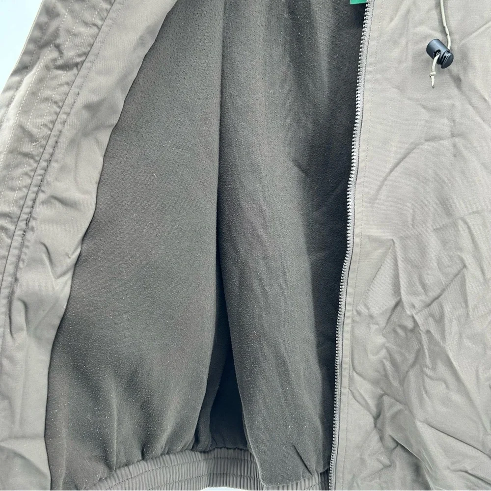 Cabela's Outdoor Gear Jacket Mens L Brown Hooded Full‎ Zip Lined Windbreaker